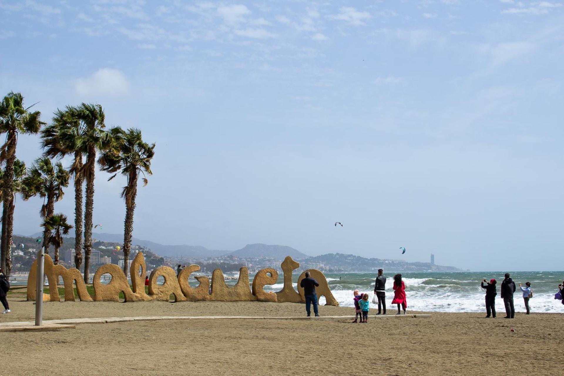 Malagueta, Primera Linea de Playa Málaga Exterior foto